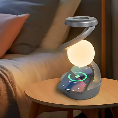 Modern, Warm Accent Spiral Desk Lamp
