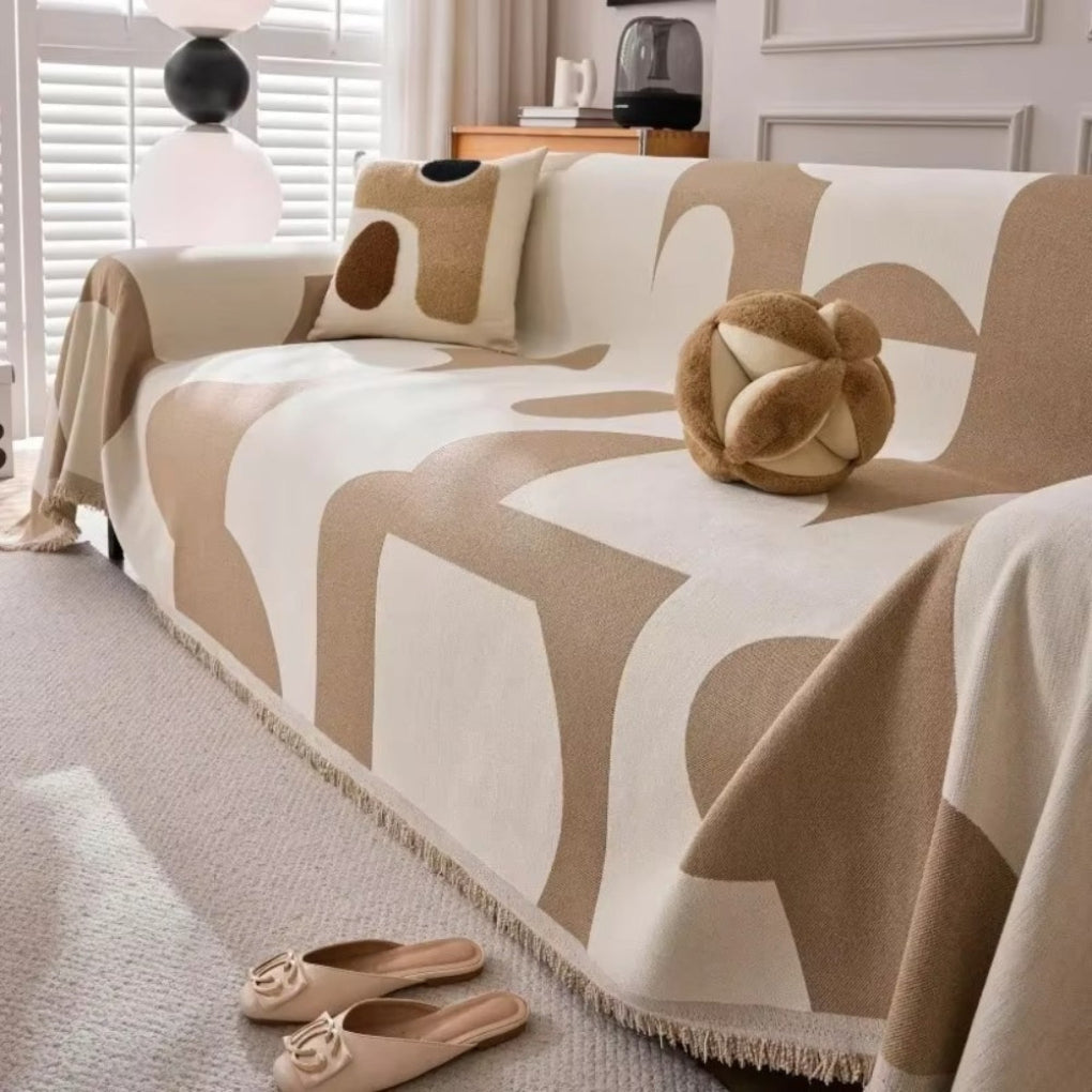 Modern Geometric Sofa Cover