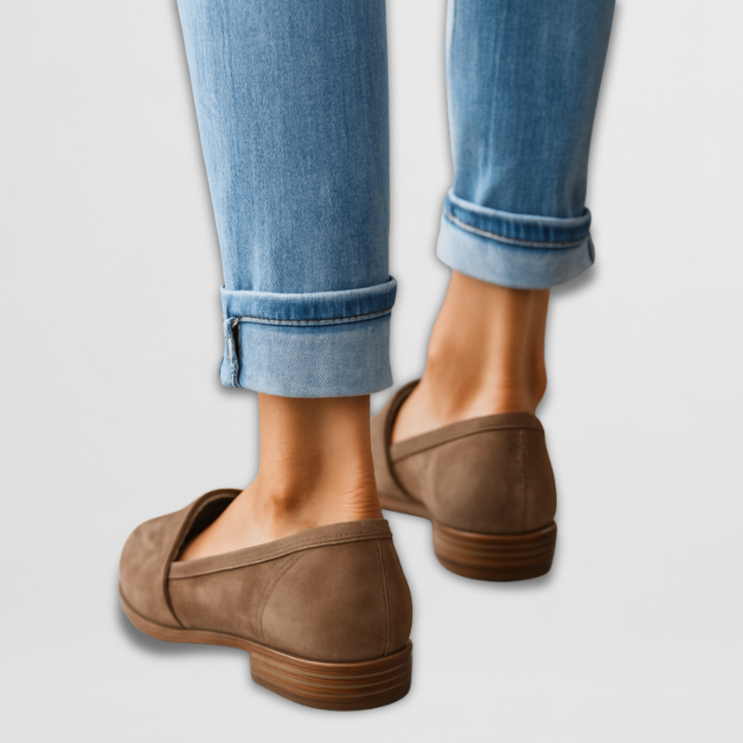 Mocasines con estilo para mujer, con estampado de leopardo y suela cómoda