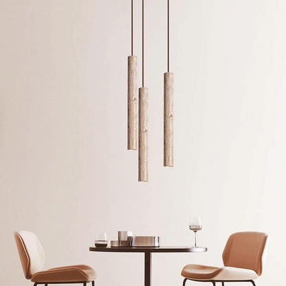 Lámpara colgante de travertino - Lujo y elegancia