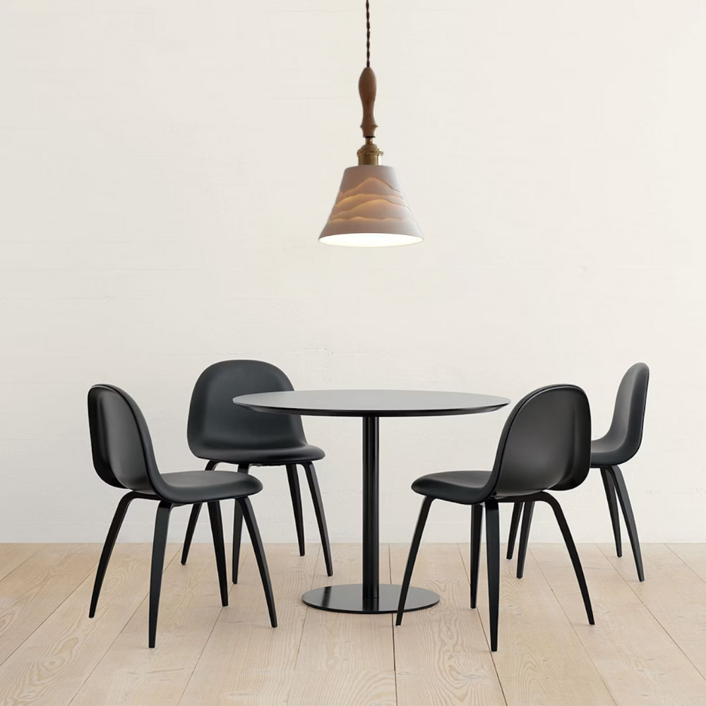 Lustră suspendată elegantă din ceramică, cu design ondulat