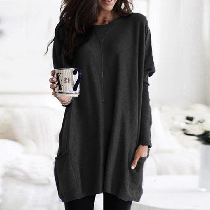 Ladies' Sweater Dress with Pockets