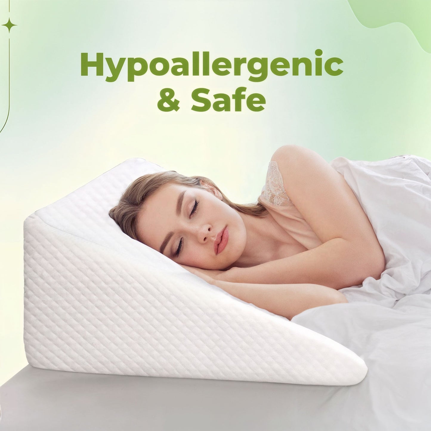 Back Pillow - WEDGE PILLOW FOR BACK & LEGS