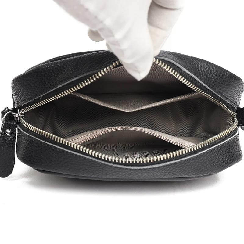 Bolso de cuero elegante: bolso de hombro para mujer