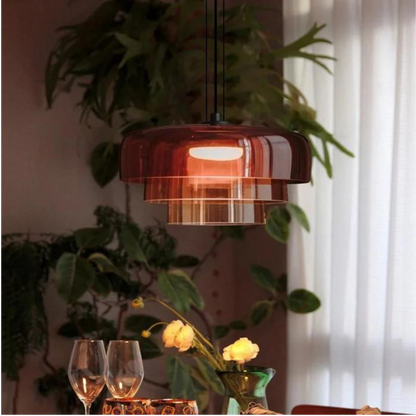 Himmlische Glashängeleuchte – Zeitlose Eleganz