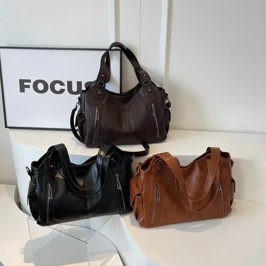 Retro Chic Shoulder Bag
