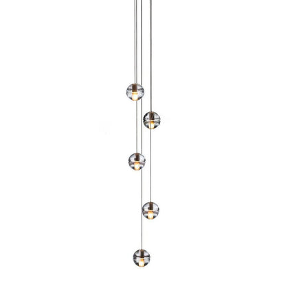 Nordic Crystal Pendant Lamp - Luxury Lighting
