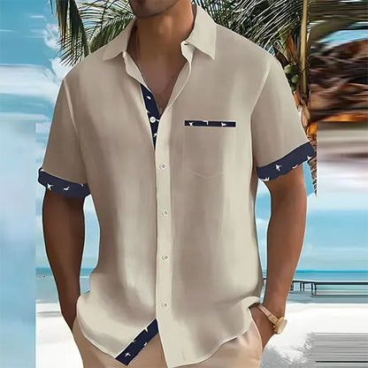 Summer Shirt with Short Sleeves for Men