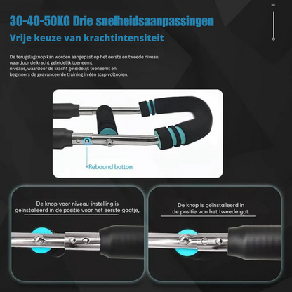 Verstellbarer Arm- und Brusttrainer für zu Hause