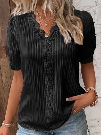Modize - V-neck Elegant Shirt