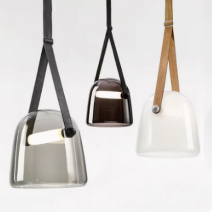 Elegante Pendelleuchte Radiance aus Glas und Metall
