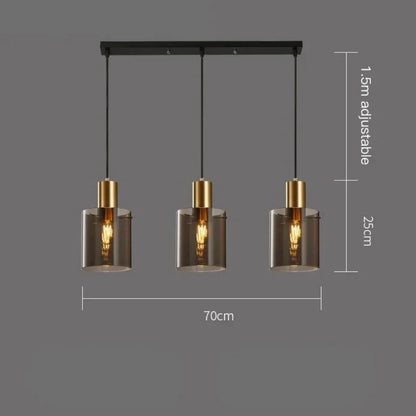 Luxury Glass Pendant Light – Modern Elegance and LED Lighting