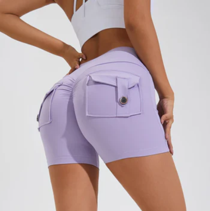 High-Waisted Shorts with Elegant Minimalist Look
