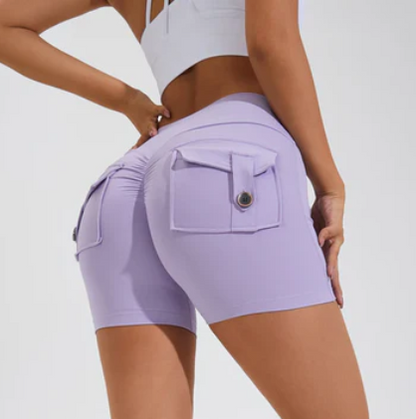 High-Waisted Shorts with Elegant Minimalist Look
