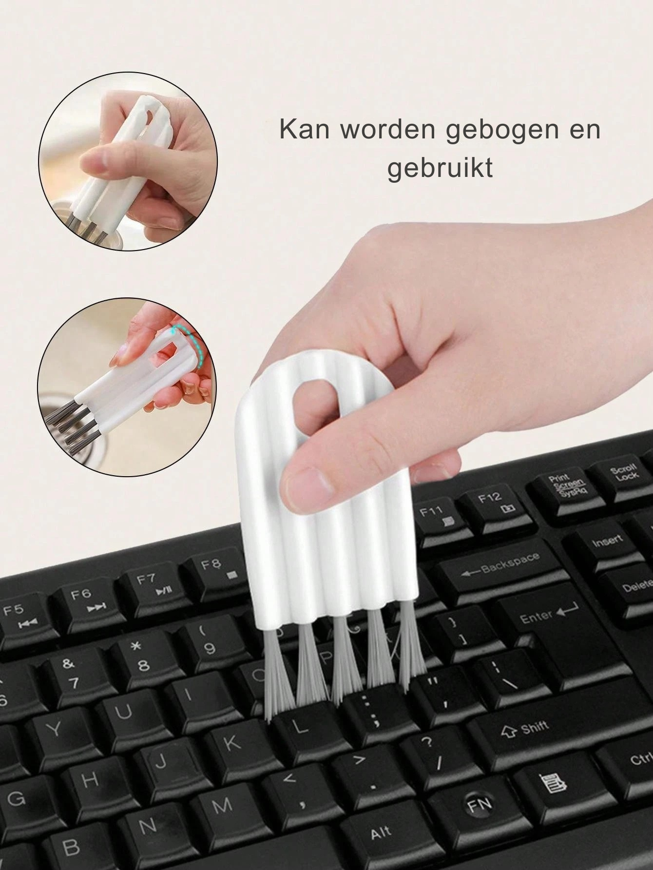 Cleaning Brush for Grooves and Cracks