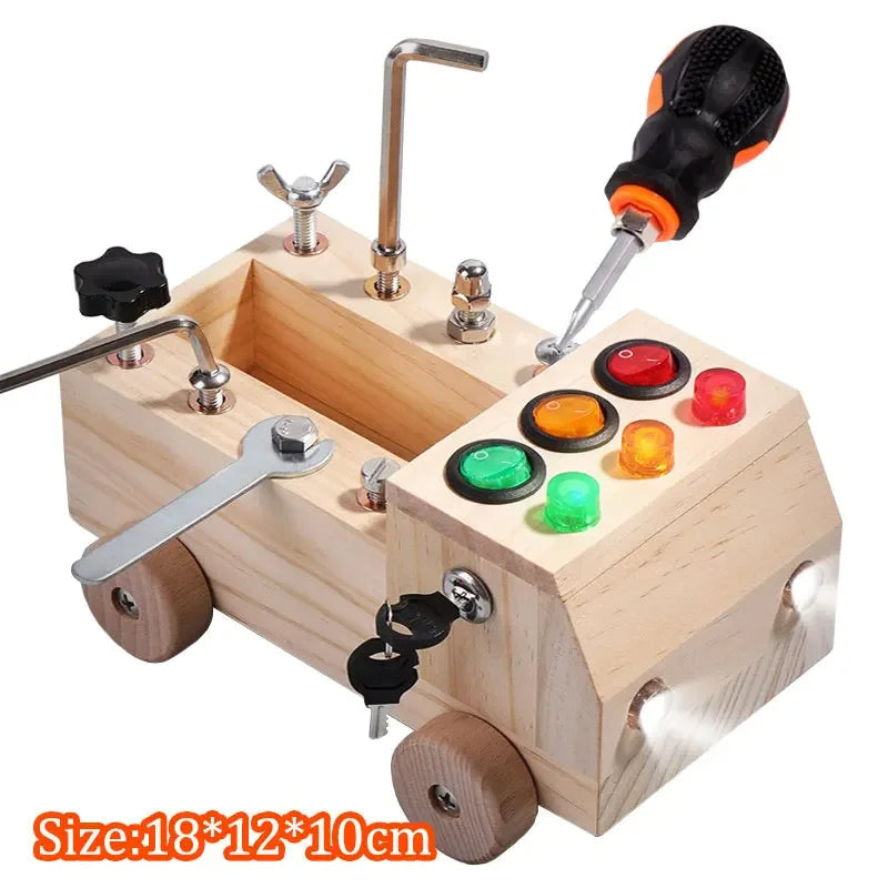 LED Light & Sensory Activity Board for Children (2–6 years)