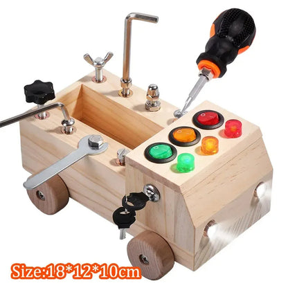 LED Light & Sensory Activity Board for Children (2–6 years)