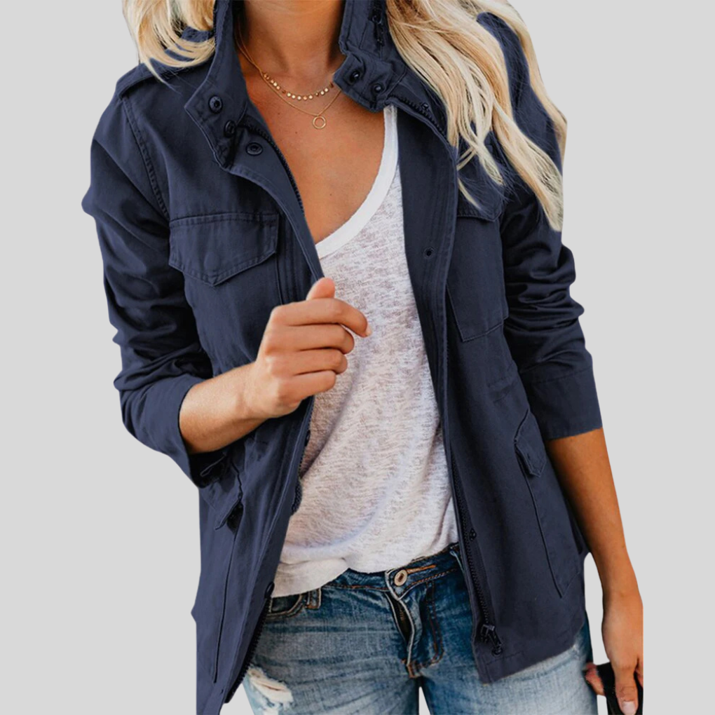 Trendy Women's Mid-Season Coat – Stylish and Comfortable for the Transitional Months