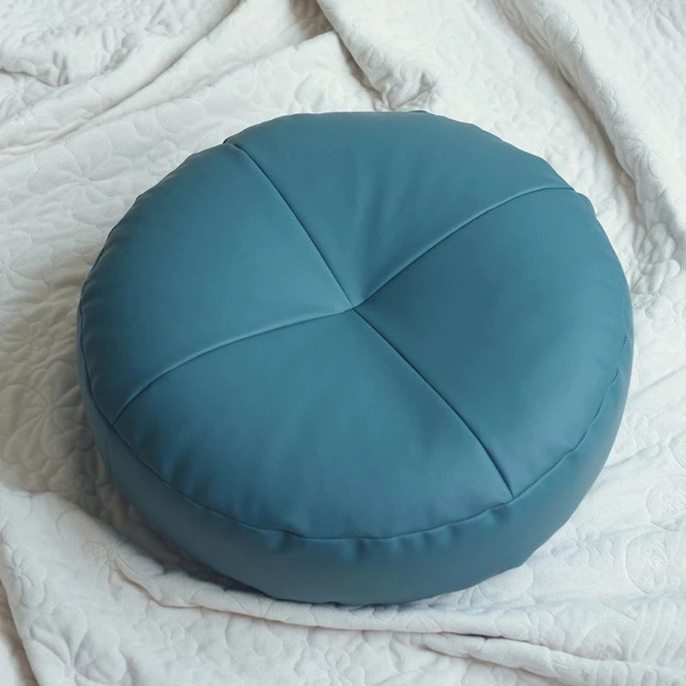 Nappa Leather Cushion in Japanese Style with Minimalist Design