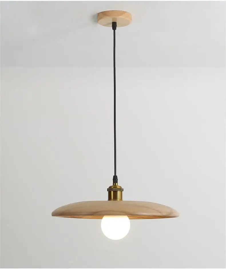 Rustic Wooden Ceiling Lamp for Ambient Lighting