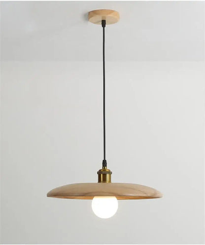 Rustic Wooden Ceiling Lamp for Ambient Lighting