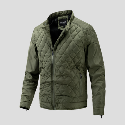 Stylish Padded Jacket for Men in Transitional Style
