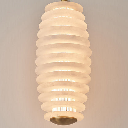 Scandinavian Round LED Pendant Light with Copper Finish