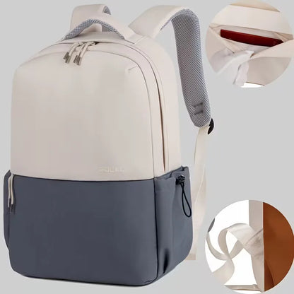 Sac à dos bicolore avec bretelles réglables