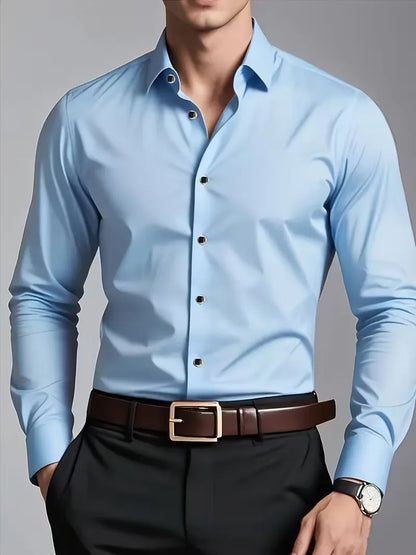 Chemises intelligentes coupe slim col mandarin