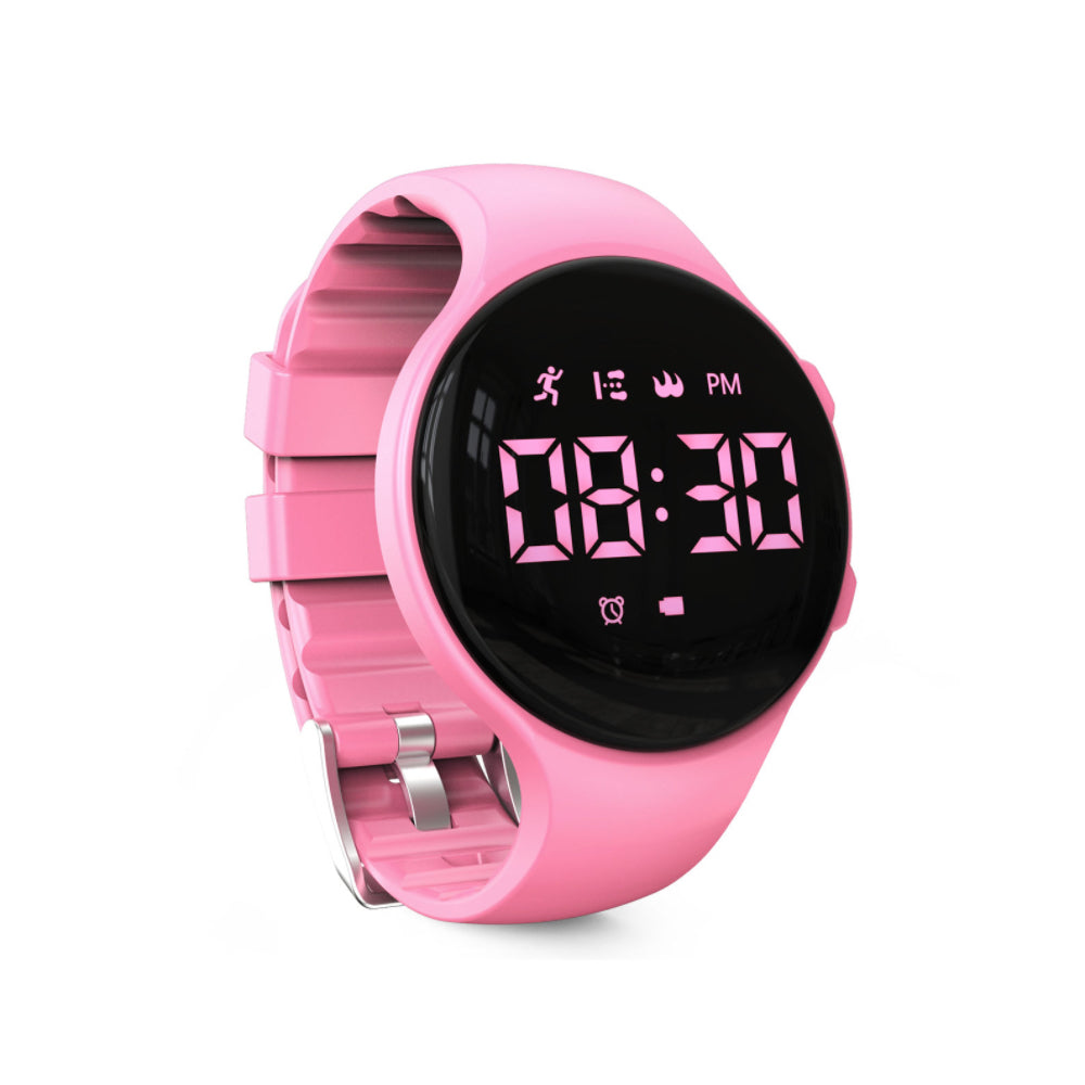 LED-Digitaluhr mit Schrittzähler und Vibrationsalarm – Fitnesstracker für Kinder