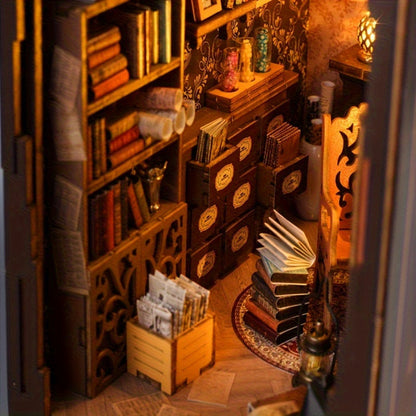 Casa de libros mágica - rompecabezas de madera 3D para constructores creativos