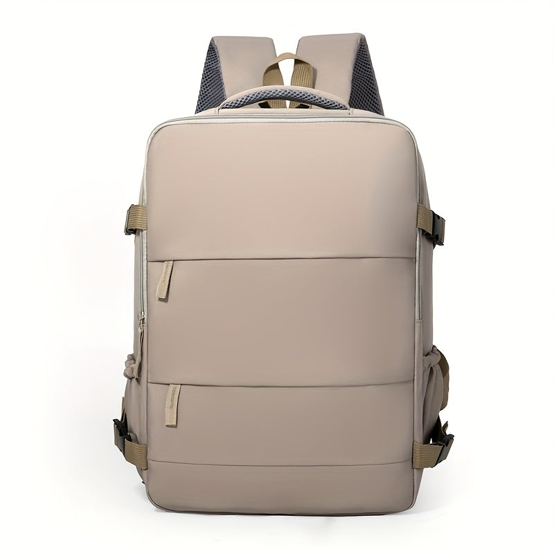 Mochila de viaje con apertura de 180° y compartimento para zapatos