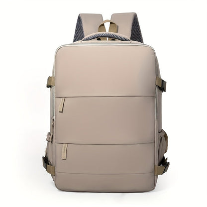 Mochila de viaje con apertura de 180° y compartimento para zapatos