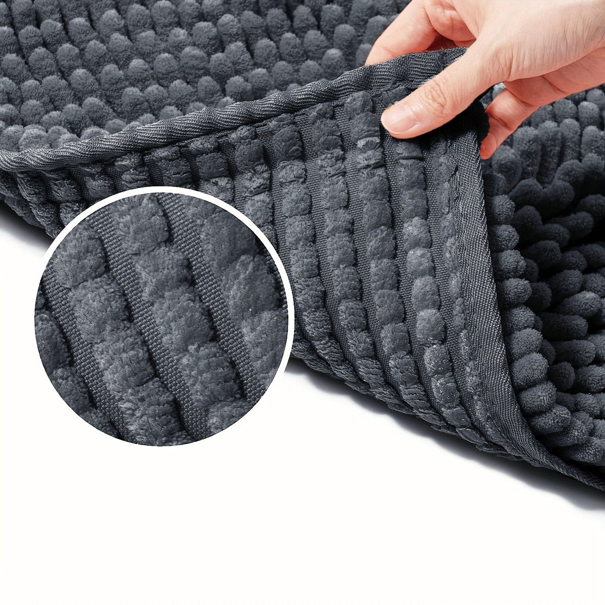 Badmat van ultrazachte chenille – Perfect voor de badkamer of hal