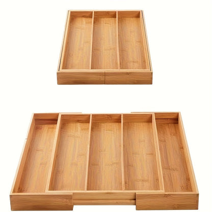 BambooExtend Cutlery Organiser – Expandable and Organised