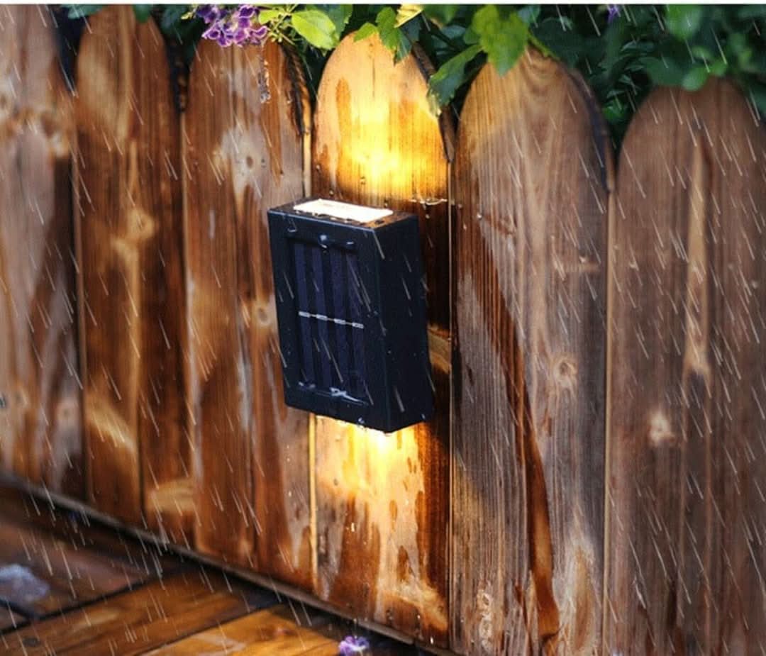 Solar-Powered Outdoor Patio Wall Lamp