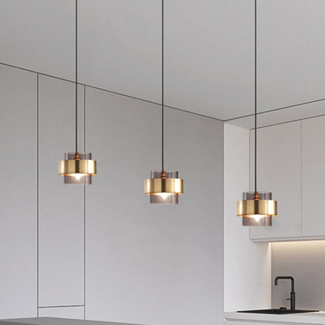 Scandinavian Round Glass Pendant Lamp – Modern and Elegant Design
