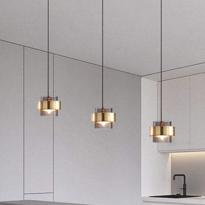 Scandinavian Round Glass Pendant Lamp – Modern and Elegant Design