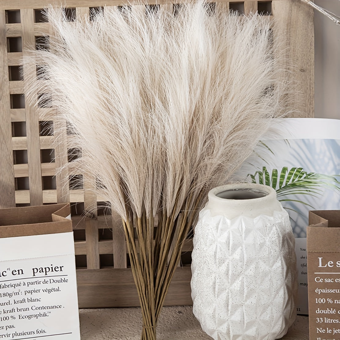 Artificial Pampas Grass for Home Decoration – Soft and Low Maintenance