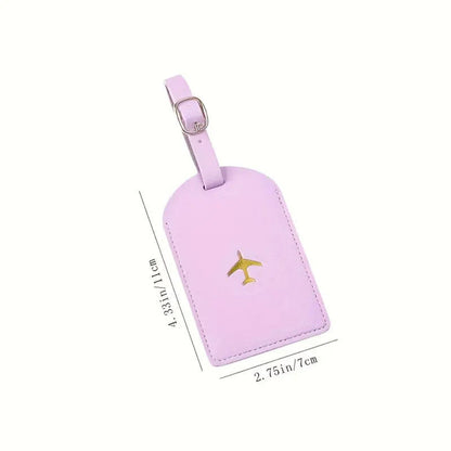 Custom Leather Luggage Tag