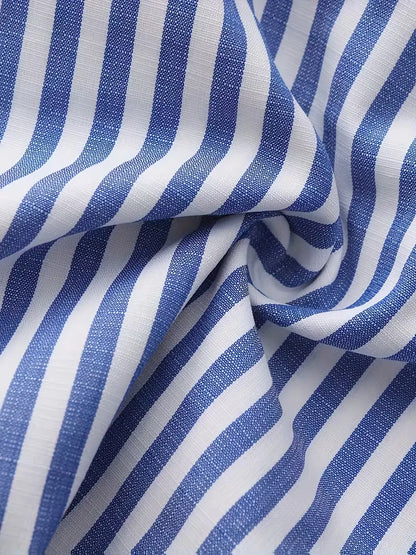 Chemise décontractée rayée