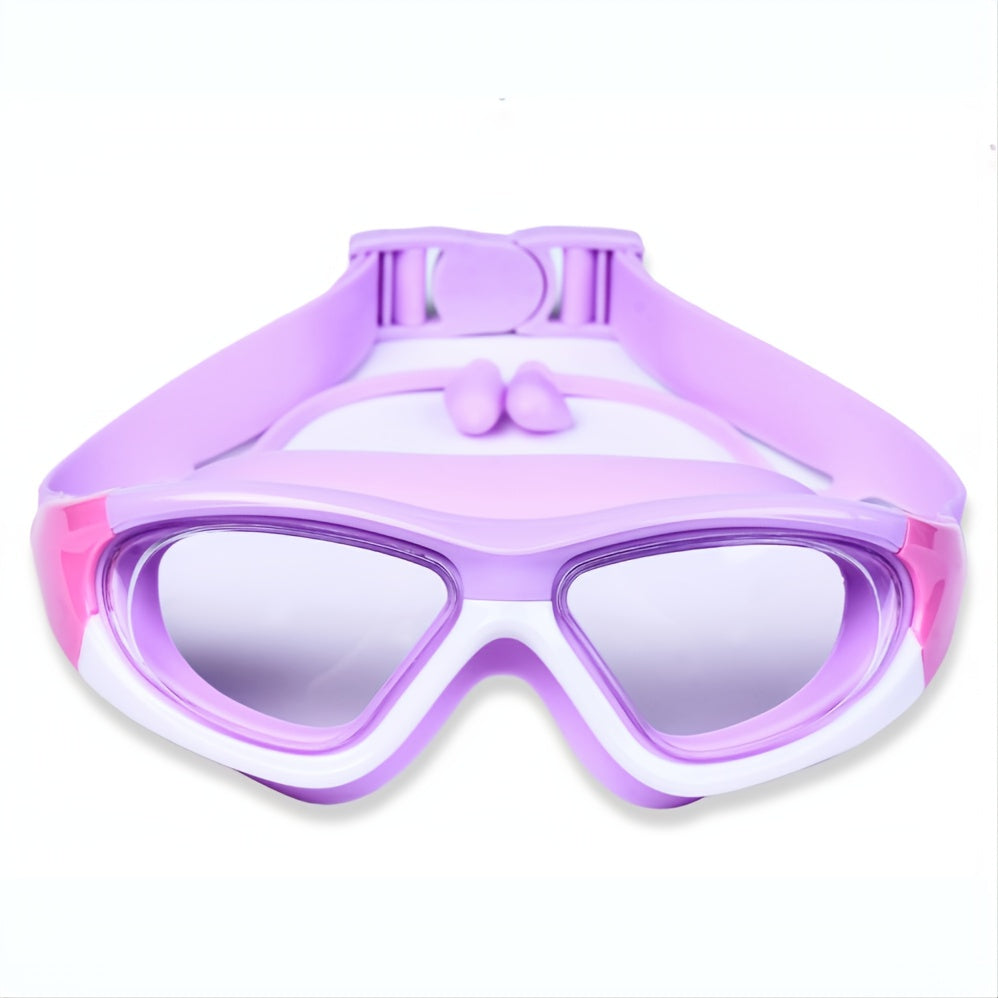 Occhialini da nuoto per bambini con montatura ampia - comodi e antiappannamento, per divertirsi in acqua