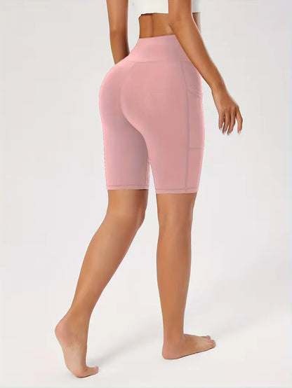 Shorts taille haute coupe slim