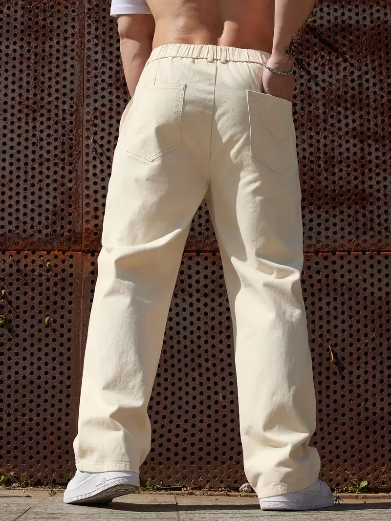 Pantalon avec taille élastique