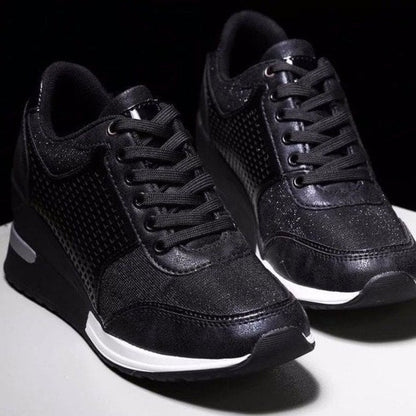 Sneakers da donna con zeppa rialzata e plateau - Esmer
