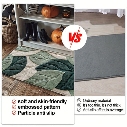 Leaf Bath Mat – Absorbent, Plush and Comfortable for the Bathroom