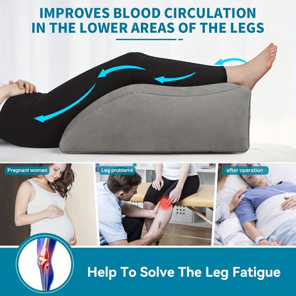 Inflatable Leg Elevation Cushion - For Improved Blood Circulation, Ideal for Sleeping
