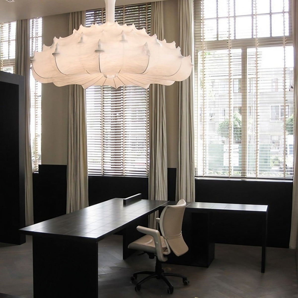 Lámpara colgante nórdica Cocoon LED - Elegancia atemporal