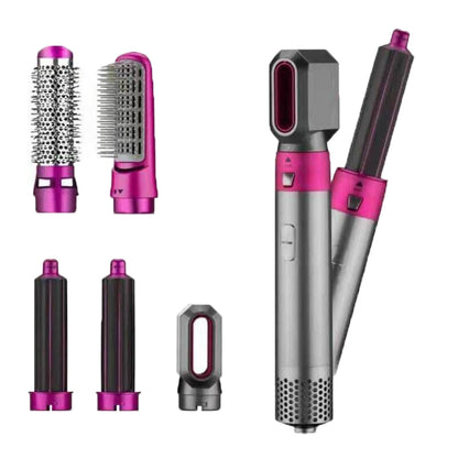 Professional high-power curling iron with various attachments