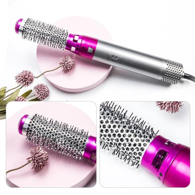 Professional high-power curling iron with various attachments